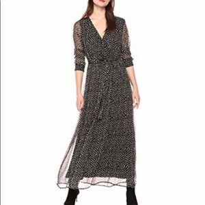 Lucky Brand Polka Dot Maxi Dress xs
